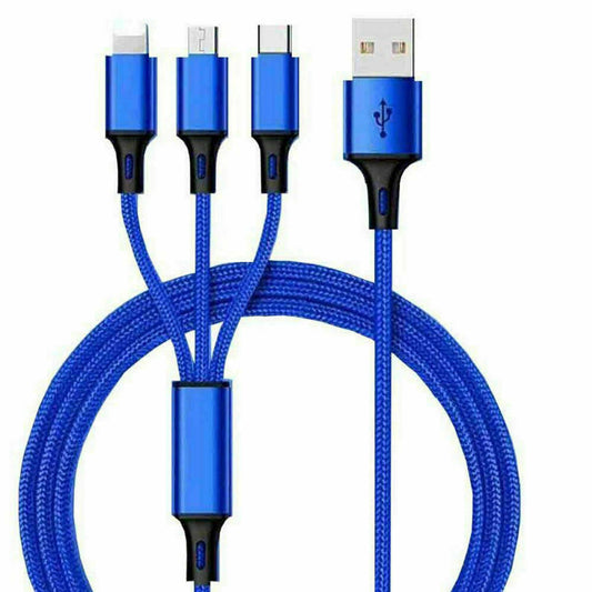 3 in1 10ft Fast Charging Cable
