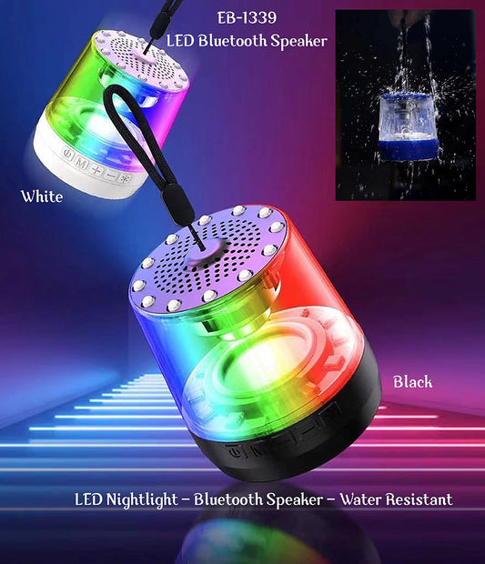 LED Bluetooth Speaker - Water Resistant