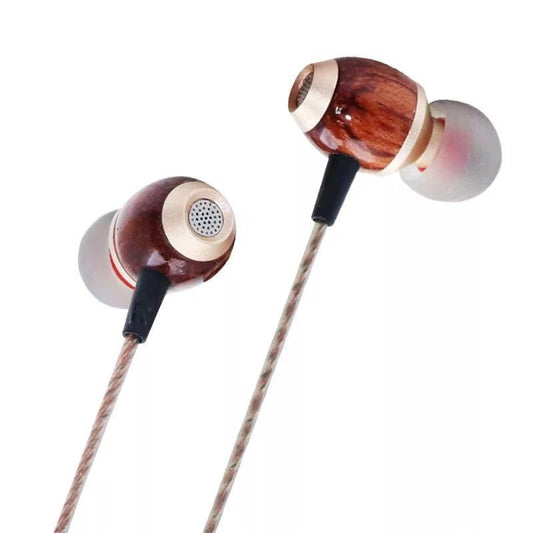 Wooden Wired Earbuds
